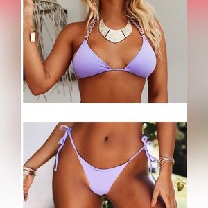 Bikini 3 piece set XL/ Med NWOT